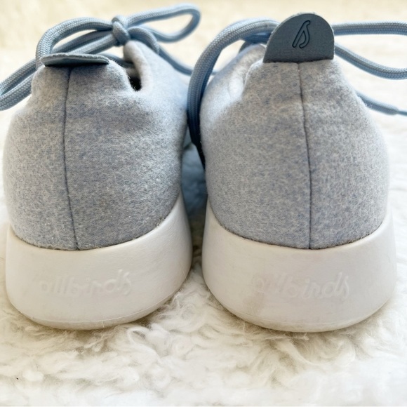 ALLBIRDS women’s wool runner shoes size 8 baby blue MSRP $98 - Picture 6 of 9